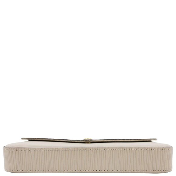 Louis Vuitton  Felicie Pochette Epi Leather Crossbody Bag Beige - Picture 10 of 13